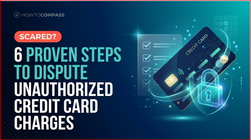 Scared? 6 Proven Steps to Dispute Unauthorized Credit Card Charge